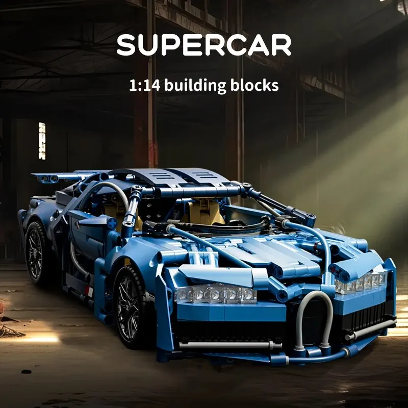 89115 Super Car 1:14 900pcs Building Blocks and Construction Toy Construction Christmas Toy Building Set for Kids Adults