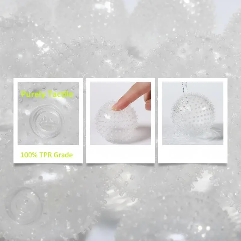 Empty Clear TPU Squeeze Ball Shells Tear-Resistant Soft Sensory Fidget Toy Covers for Travel Portable Stress Relief