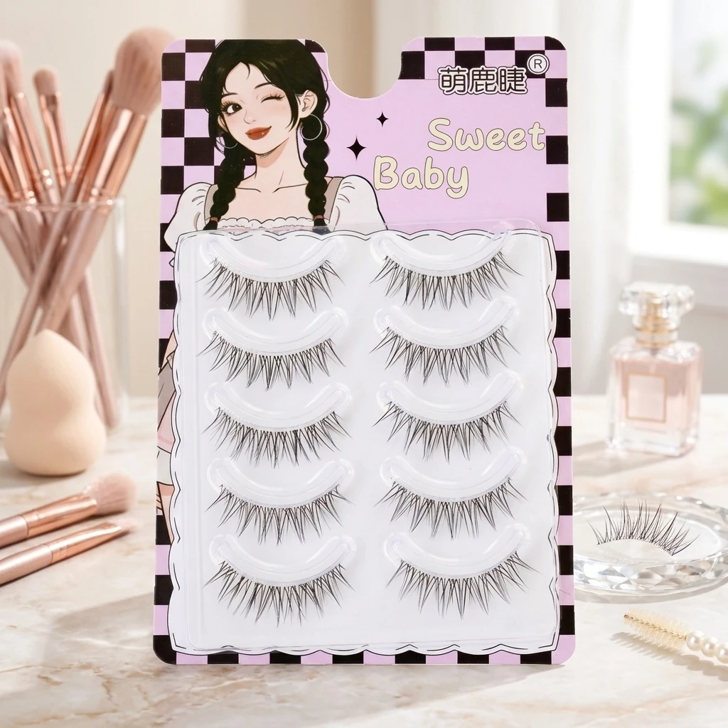 Przezroczyste rzęsy w pasku, s – Eyelash Extension Korean Style recenzja i cena