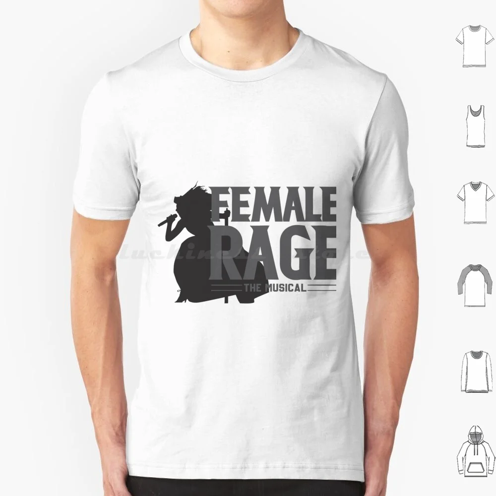 Camiseta de Rage femenina de algodón para hombres y mujeres, estampado artesanal, Rage femenino, Rage The Musical Ttpd, los poetas turísticos, poetas tortuadas