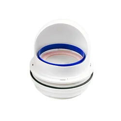 1Pc Through Glass Check Valves 150-200MM Range Hoods Pipe Outlet Housing Kitchen Exhaust Anti Odor Ventilation Port Accessories