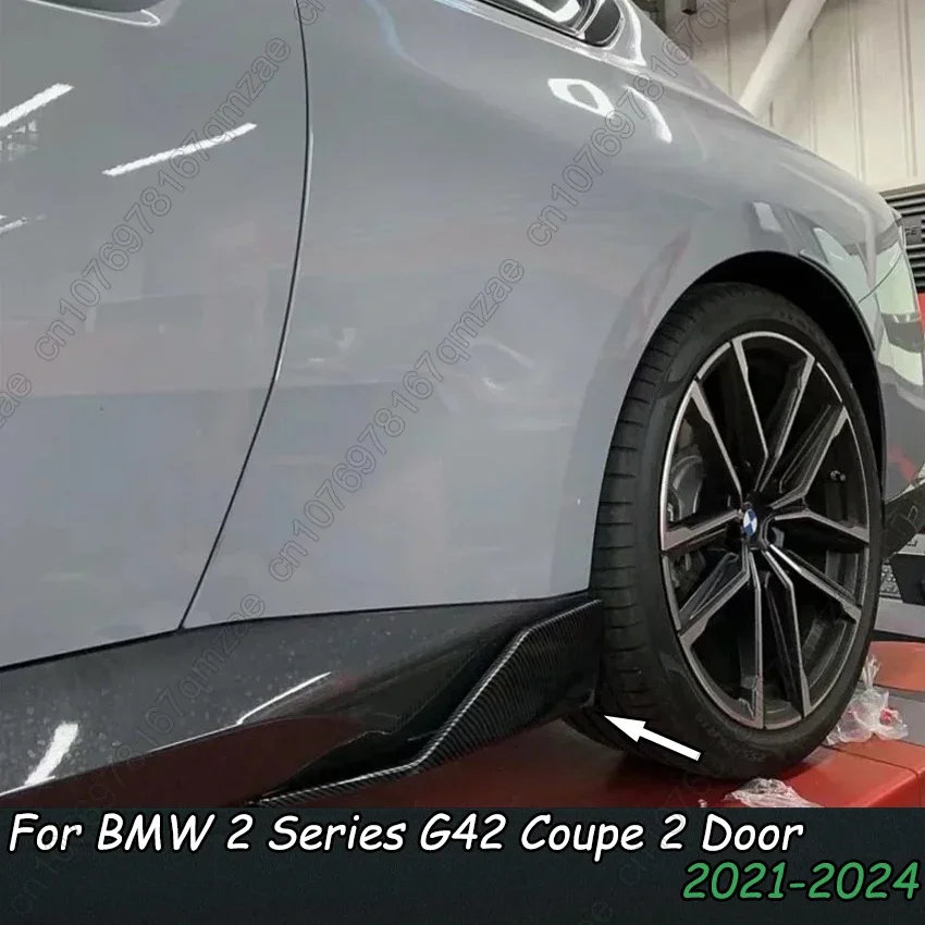 

1Pair Side Skirts Winglet Side Door Lips Replacement For BMW 2 Series G42 220d 218i 220i 230i M240i 2022-2024 Car Side Bumper