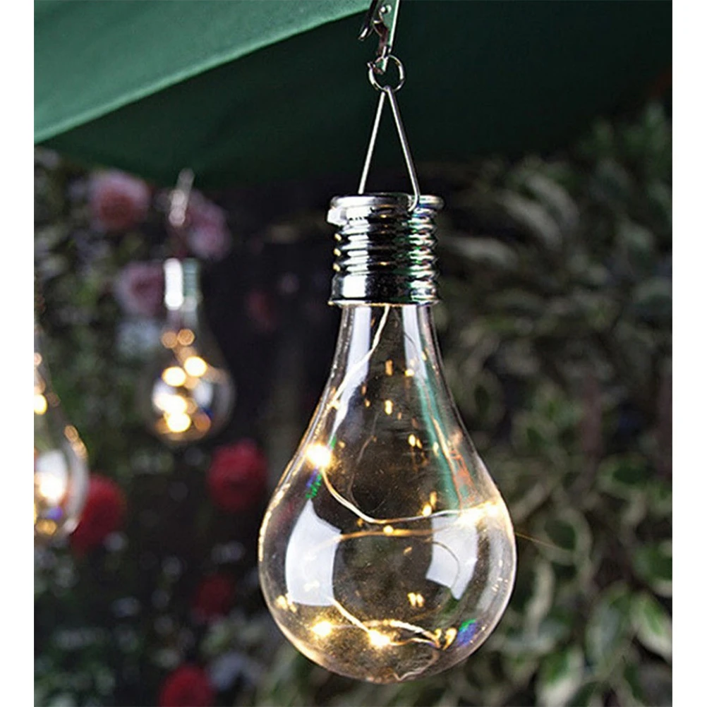 

Portable Solar LED Light Bulb Eco Friendly 8000H Outdoor Hanging Lights for Garden Patio Courtyard Camping Waterproof Decor
