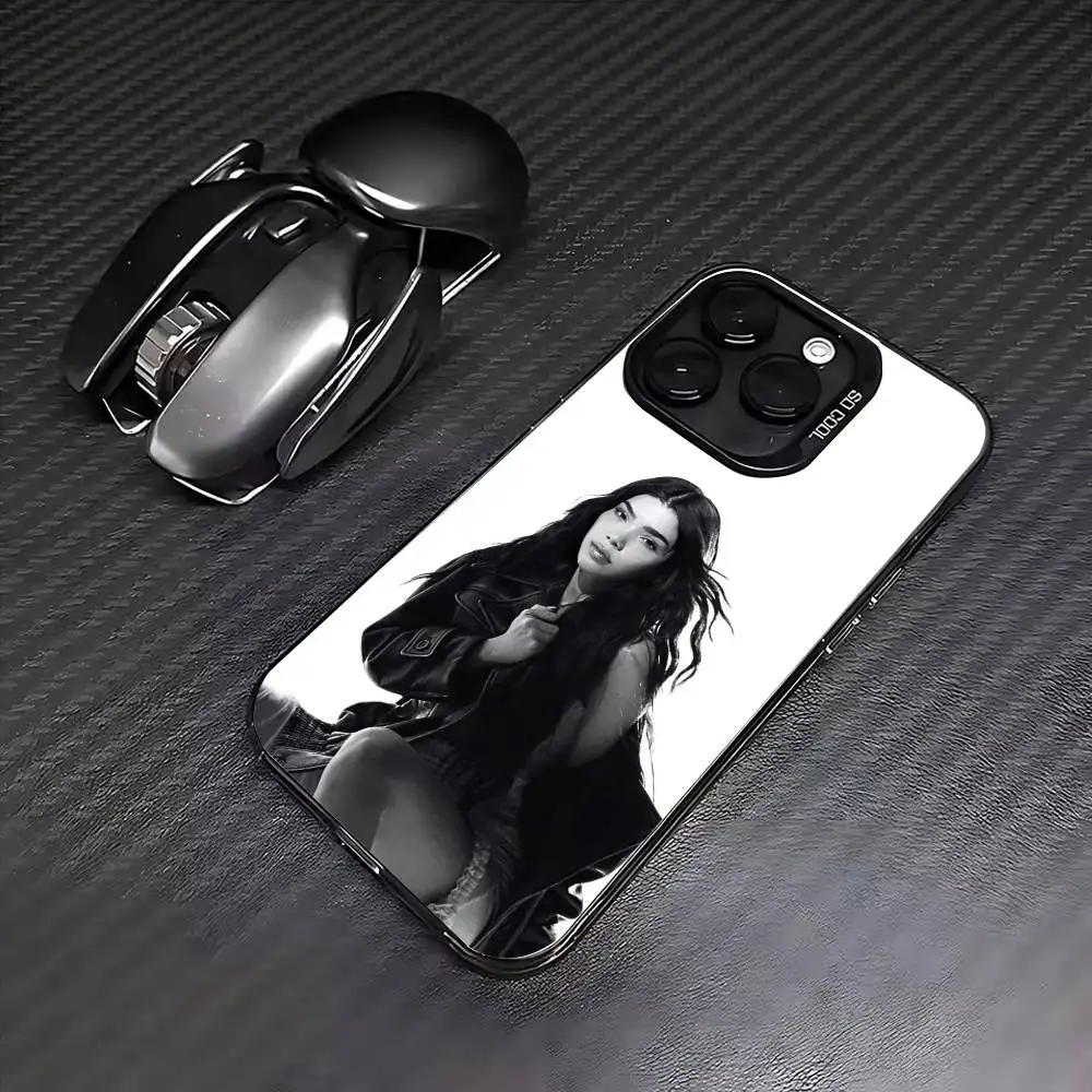 Custodia per telefono Singer K-Kenia OS per iPhone 17,16,15,14,13,12,11,Pro Max,Plus Candy Silver Cover