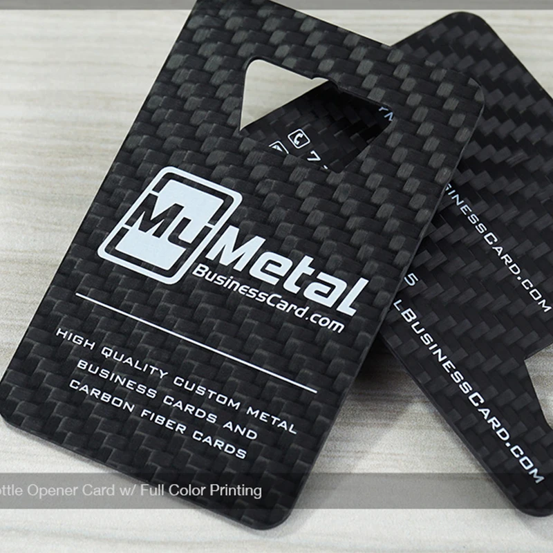 Carbon fiber business card customization Metal card design and production Gift card customization