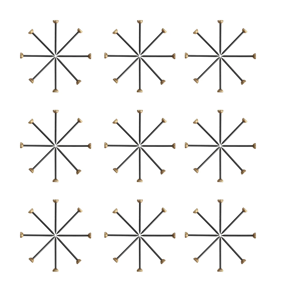 

60 Pcs Copper Head Nails Picture Hangers Small Photo Hook Pins Home Decor Wall Hooks Easy Installation Pieces Hanging