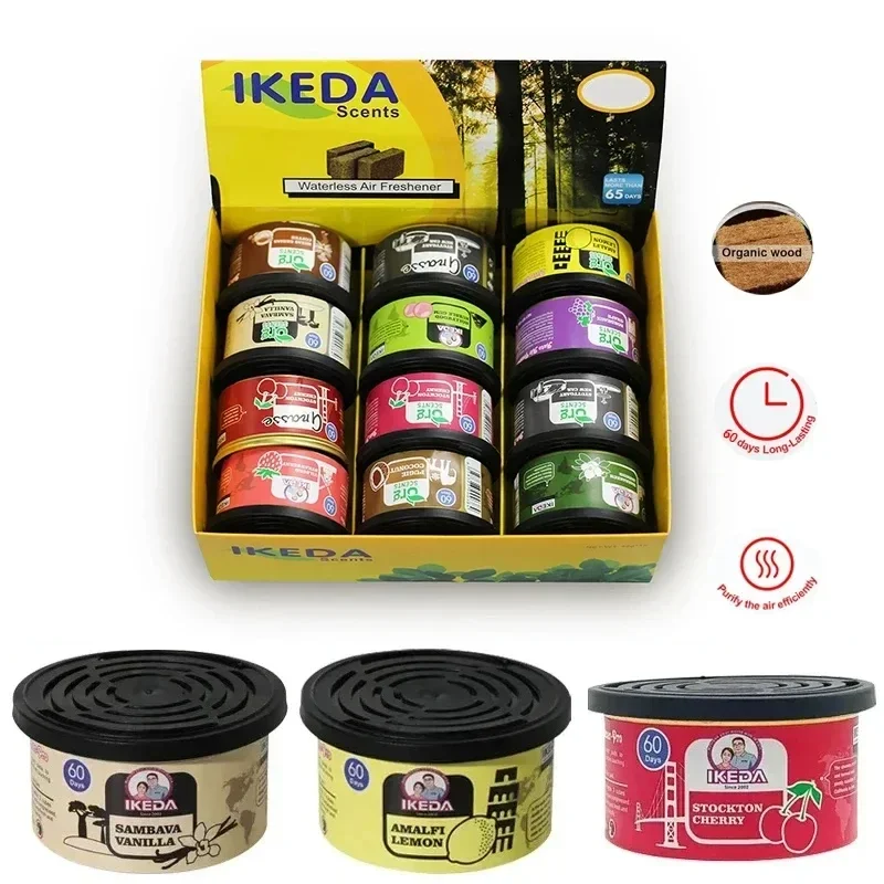 1pc Car Air Freshener Bubble Gum Scent Organic Cans Odor Eliminator Essential Long-Lasting Strong Fragrance For Auto Home Closet image 2