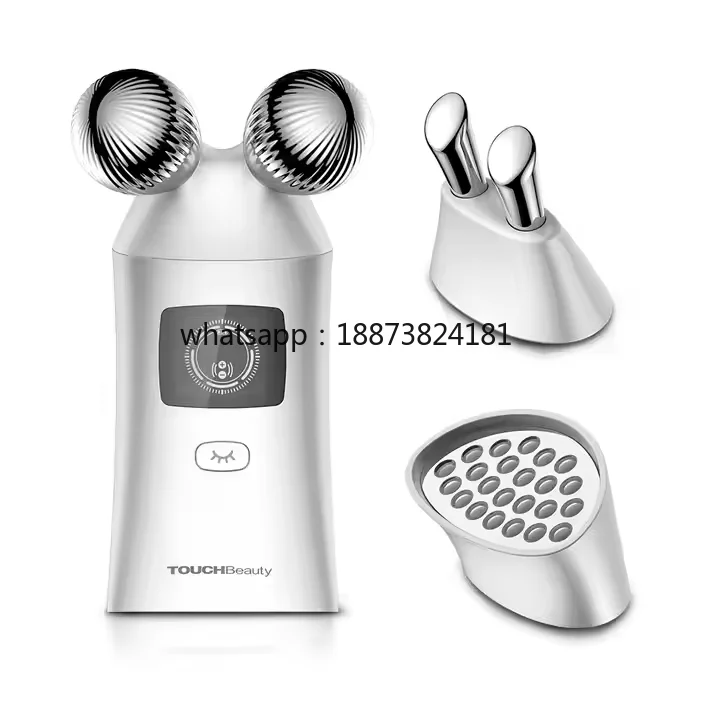 For 3-in-1 Handheld Microcurrent Facial Skin Massage Device USB-Powered for Face Body LCD Display Home Beauty Device fast shippi