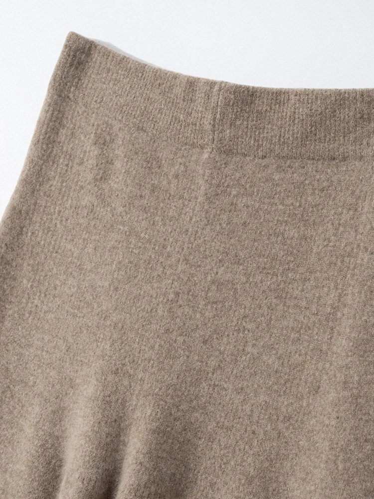 

ADDONEE Women 100% Cashmere Legging elasticity Slim Pants Autumn Winter Thick Basic Leggings Soft Warm Cashmere Knitted Trousers