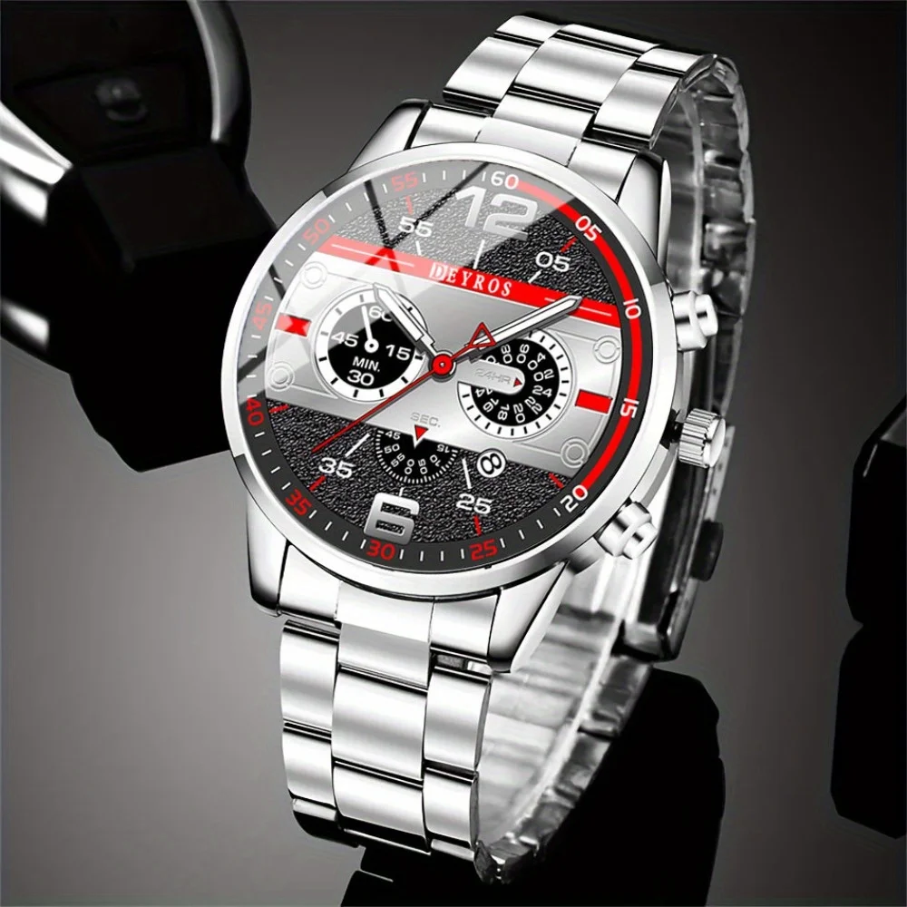 A Stylish Casual Quartz Wristwatch for Men- Perfect Gift for Men, Ideal for Daily Us