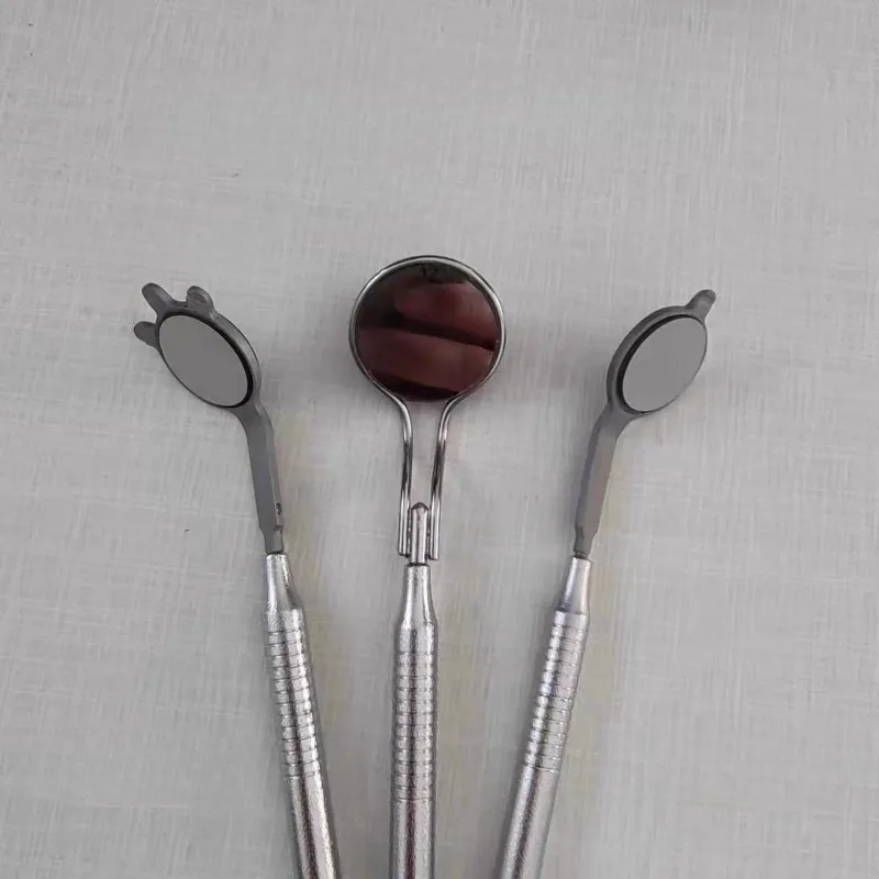 Dental  Double-sided Rhodium-plated Anti-fog Mouth Mirrors Implant Surgical Tools Microscopic Instruments Medical Implants