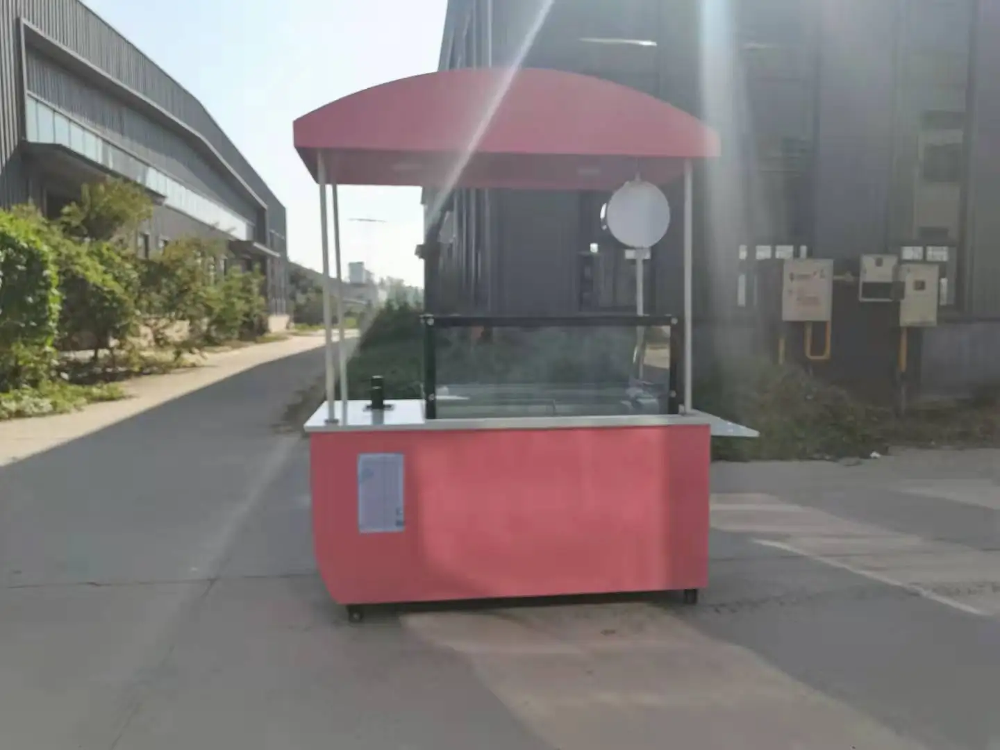 Bicicleta de sorvete manual com freezer, display de gelato, bebidas congeladas, refrigerador refrigerado, vitrine, carrinho de comida, vans