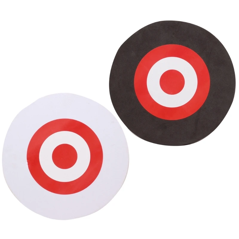 Round Targets Professional 25cm Targets Portable Moving Practice Targets Practice Board for Backyard