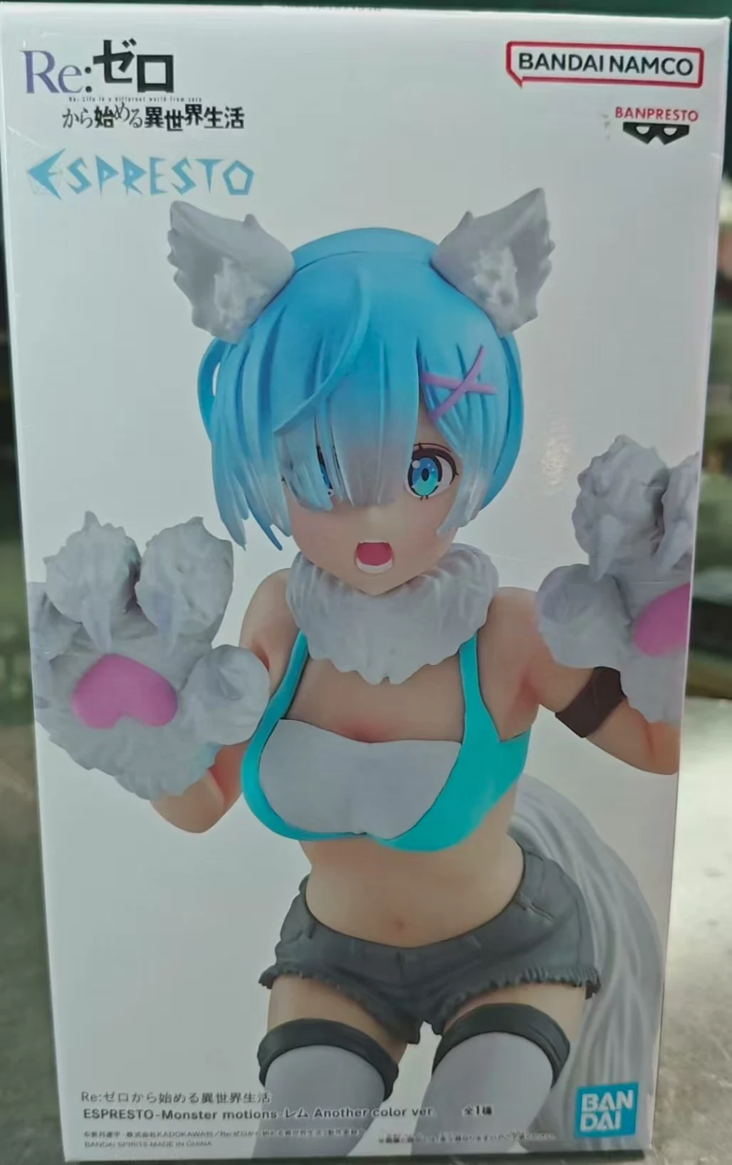 

【Оригинал】BANDAI BANPRESTO ESPRESTO Re: ZERO Starting Life in Another World Espresto Monster Motions Remu Another Color VerToy