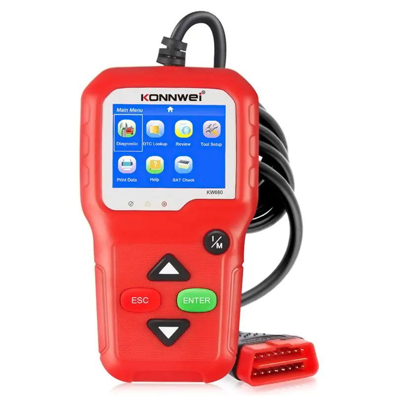 KONNWEI KW680 Cars Diagnostic Scanner Auto Diagnostic-Tools OBD2 Scanner KW-680 OBDII Diagnostic Code Readers