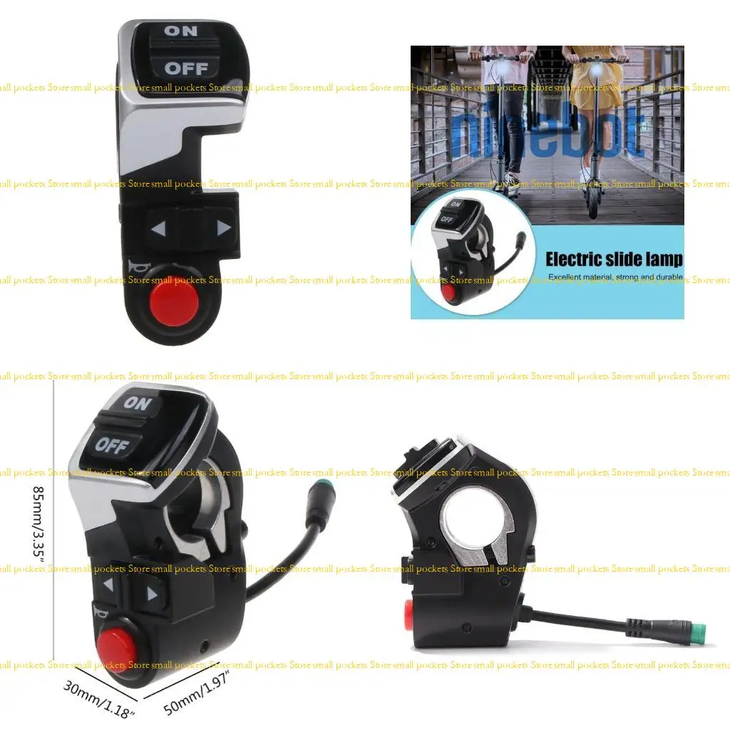 

R1WD Руля E-Scooter Turnals Signals включен/выключение выключения кнопки для кнопки для Scooter Kugoo