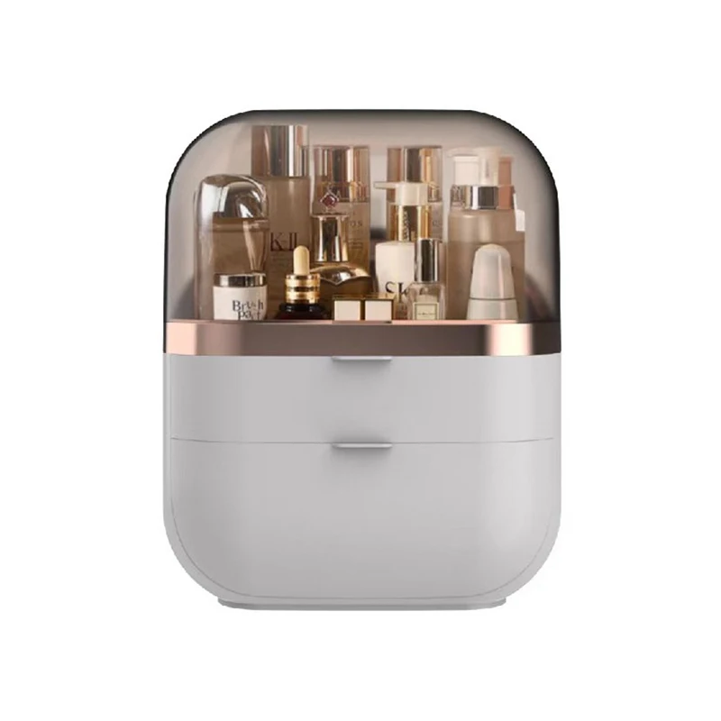 ثلاجة محمولة للعناية بالبشرة سعة 22 لترًا - ثلاجة مكياج تجميل (درجة حرارة قابلة للتعديل، فائقة الهدوء، ضوء LED، للاستخدام المنزلي/الصالون)