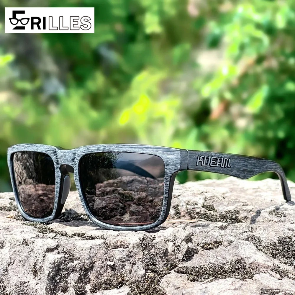

Polarized Sports Sunglasses, Square Frame UV400 Protection, Outdoor Athletic Glasses for Men Women, Fashion Gradient Lens