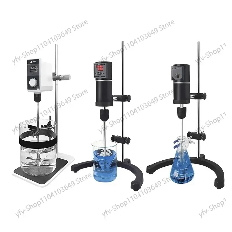 Electric Overhead Stirrer Mixer Magnetic Agitado Vortex Blender Shaker for Medical Biological Chemical Laboratory 110V To 220V