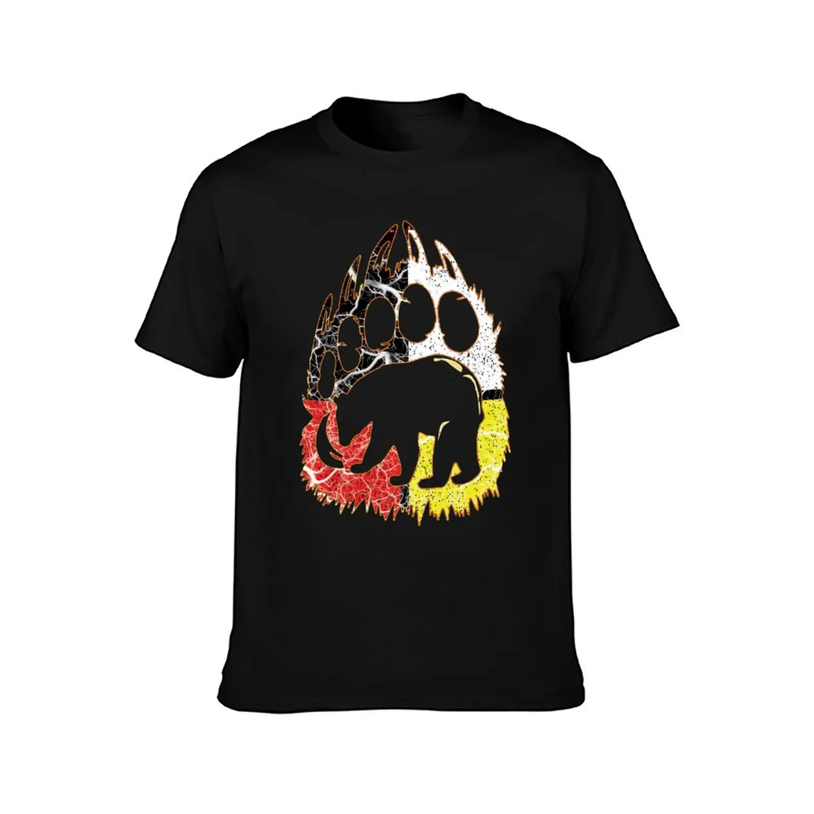 Medicine Weel - Native American Bear T-Shirt Plus Size Solid Color T-Shirt