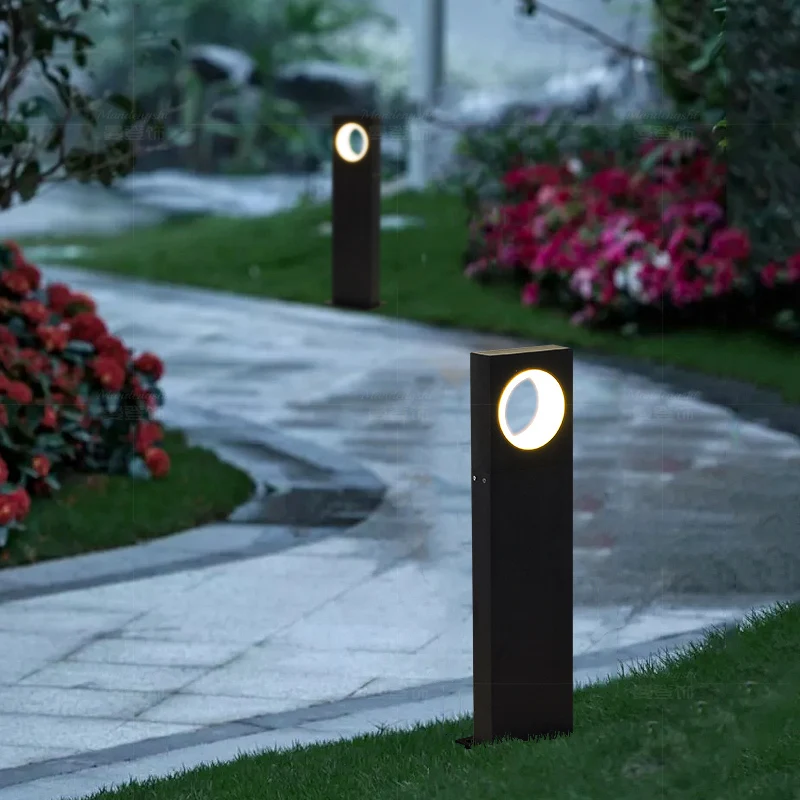 outdoor modern minimalist lawn lamp outdoor courtyard park landscape lawn lamp villa entry garden landscape lamp