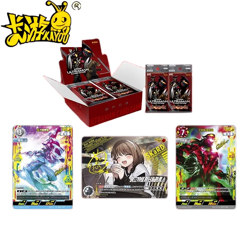 

Kayou Ultraman TCG Battle Cards Revenge & Darkness Cycle Booster Pack Официальная лицензированная коллекция карт аниме Подарок для фанатов