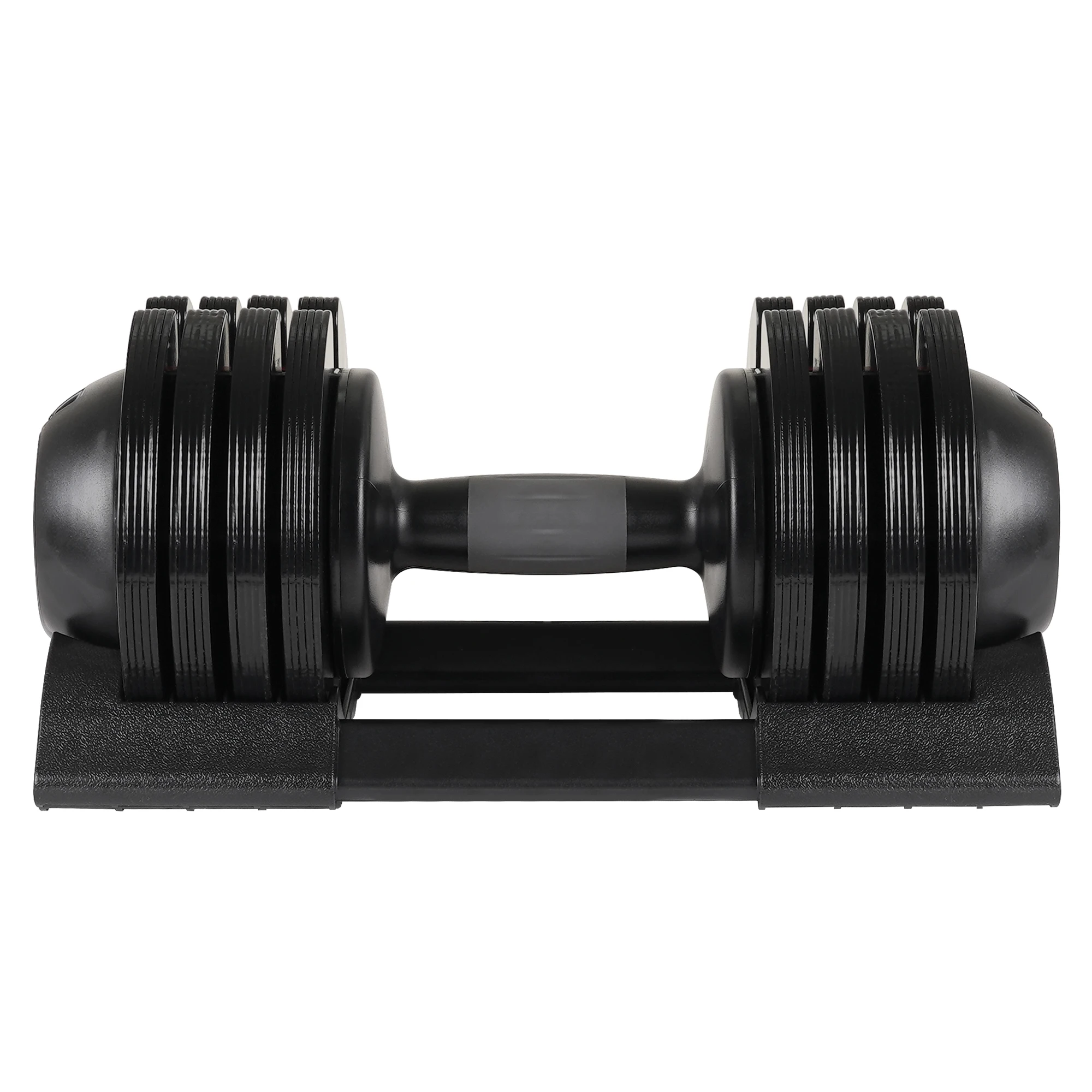 

52LBS adjustable dumbbell weight with rotating handle steel and plastic practiced in a controllable way