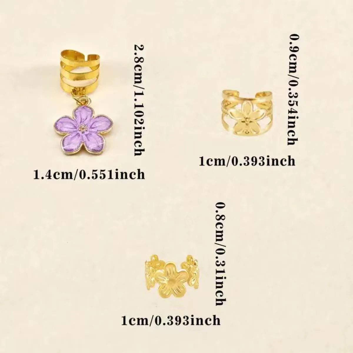 

Набор из 25 штук: фиолетовые подвески из сплава в форме цветов, сердец, бабочек и капель воды, аксессуары для ободков для волос, украшения для плетения волос своими руками