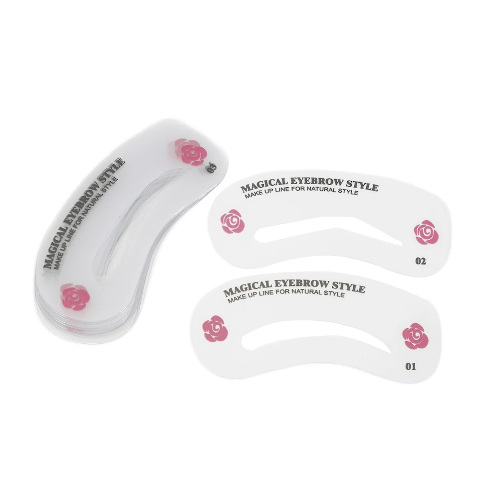 Eyebrow Shaping Kit Easy To Use Innovative Design Define And Shape Eyebrows Eyebrow Shaping Tools Top-rated Shaping Stencils