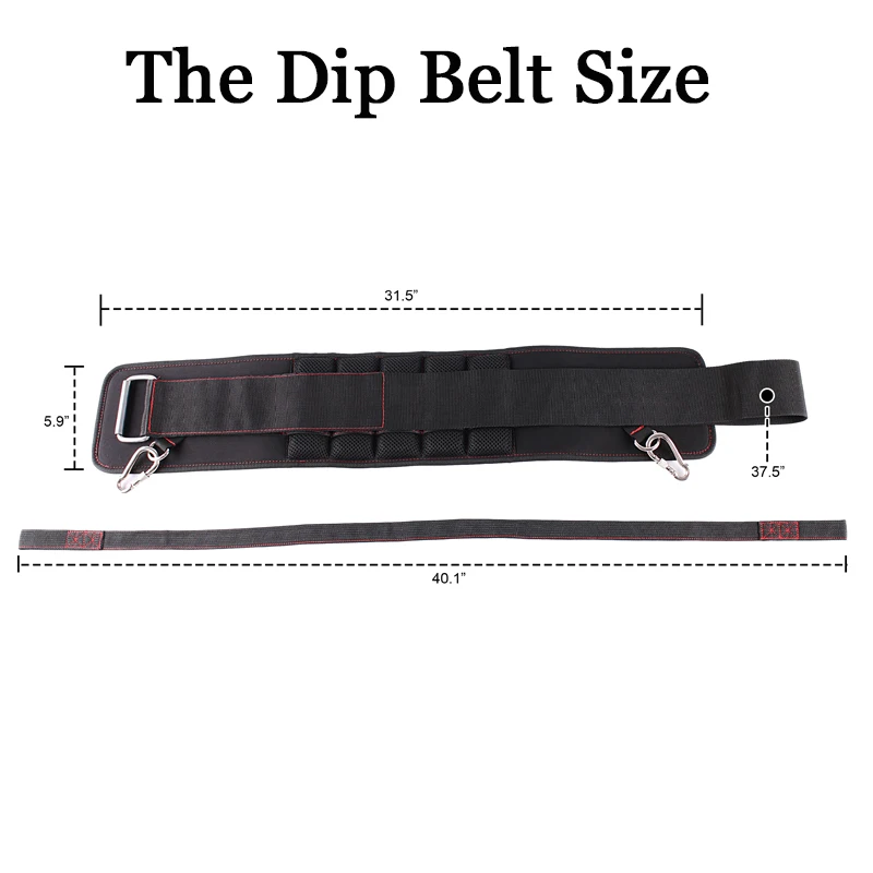 Fitness EVA Pull-Up Dip Belt Barbell Dumbbell Strength Training Waist Support Gym Squat Powerlifting Waist Belt Back Brace