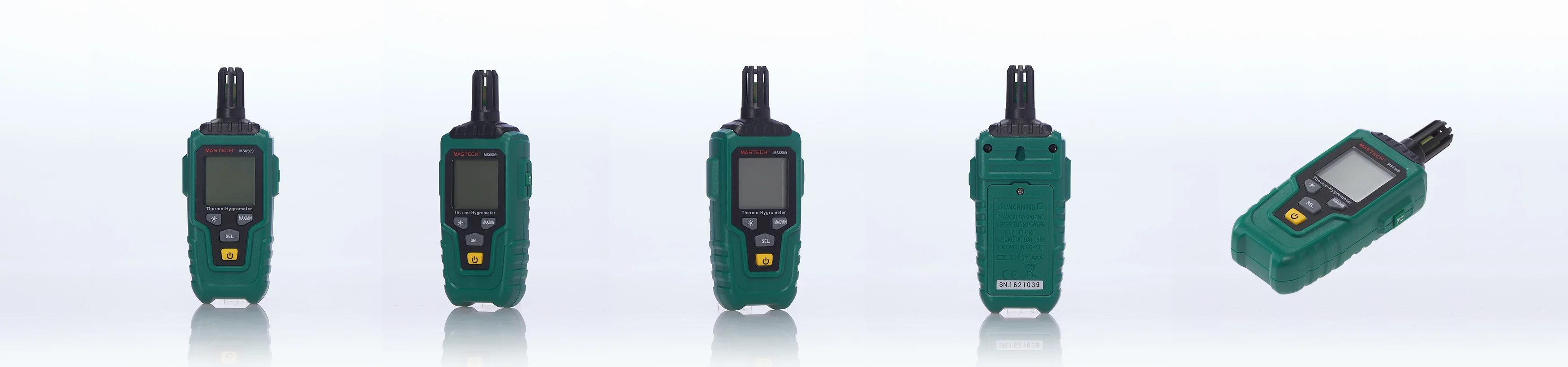 MASTECH MS6509 Digital Thermometers hygrothermograph Temperature and Humidity Measurement LCD,℃ / ℉ Selection,Data Hold,MAX/MIN