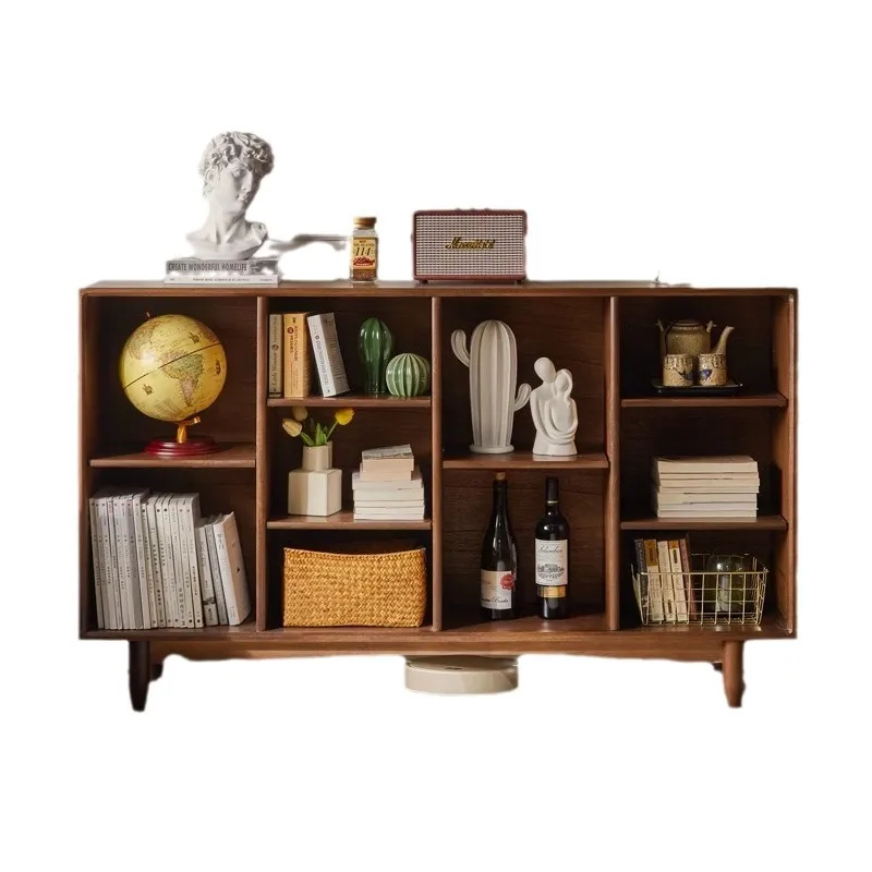 

Bookshelf Floor-to-ceiling storage cabinet Living room Home storage lattice cabinet
