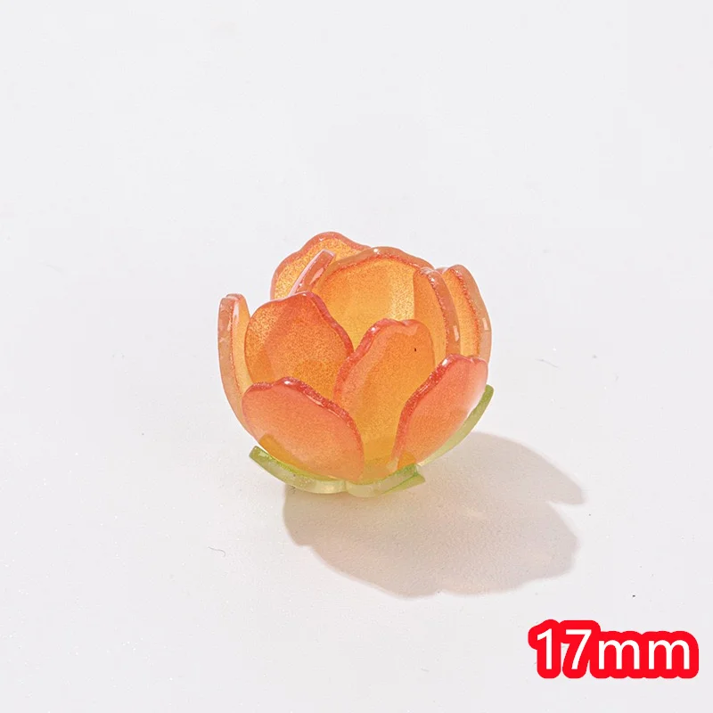Nieuwe aangekomen 50 stks/partij 17mm kleur print cartoon bloemen vorm acryl handgemaakte knoppen vorm diy sieraden kledingstuk haar accessoire