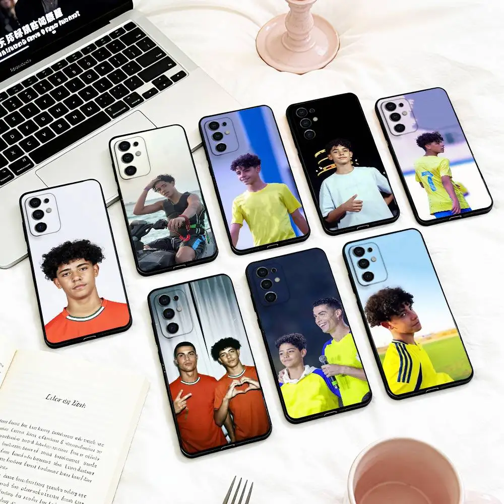 Mini Ronaldo Cristiano Jr   Phone Case For Samsung S 25,24,23,22,30,21,10,9,Ultra,Plus,Lite,FE,4,5 G Soft Black Case