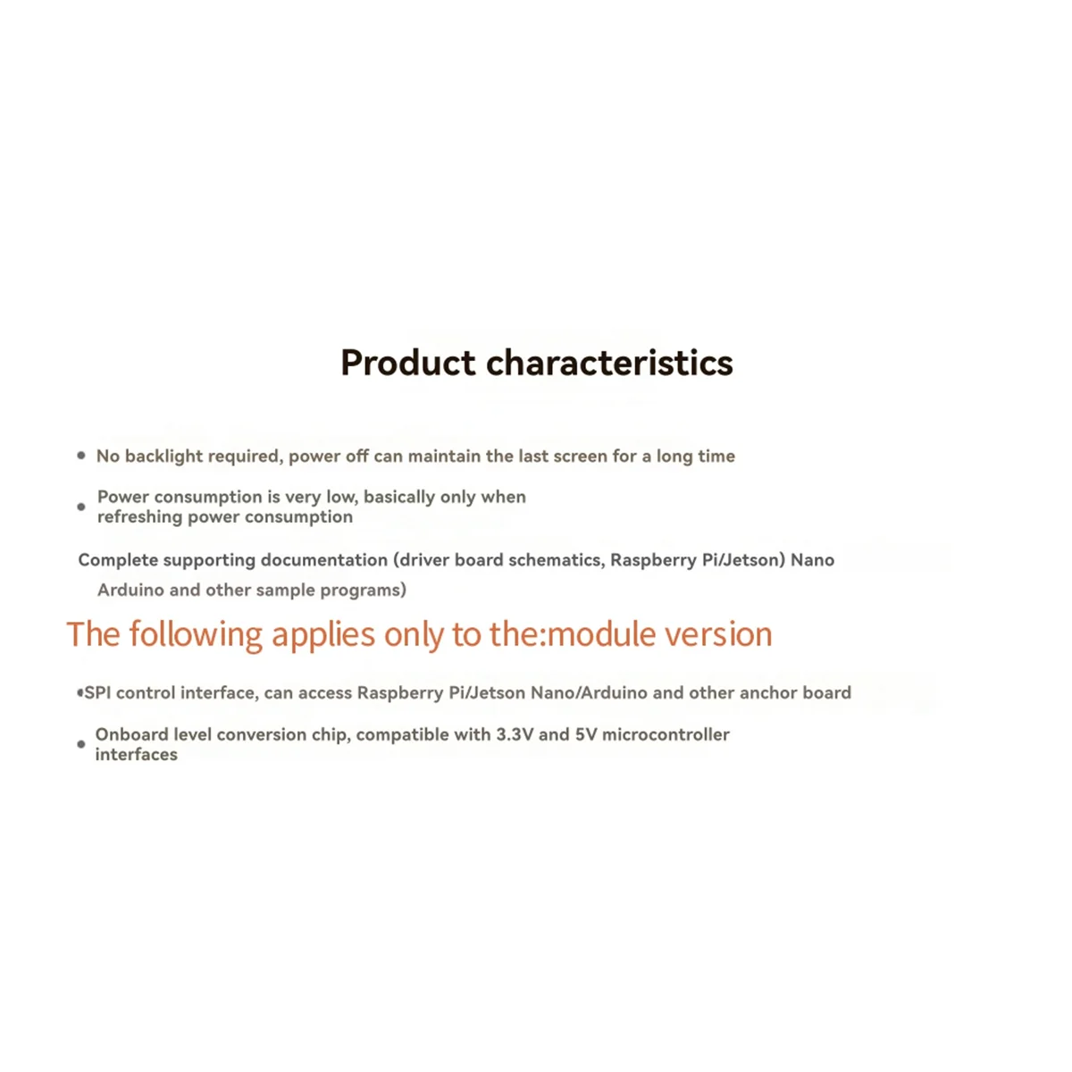 NEW For 1.54inch E-Paper Screen E-Ink Display Module SPI Interface 200X200 Pixels for Nano/for