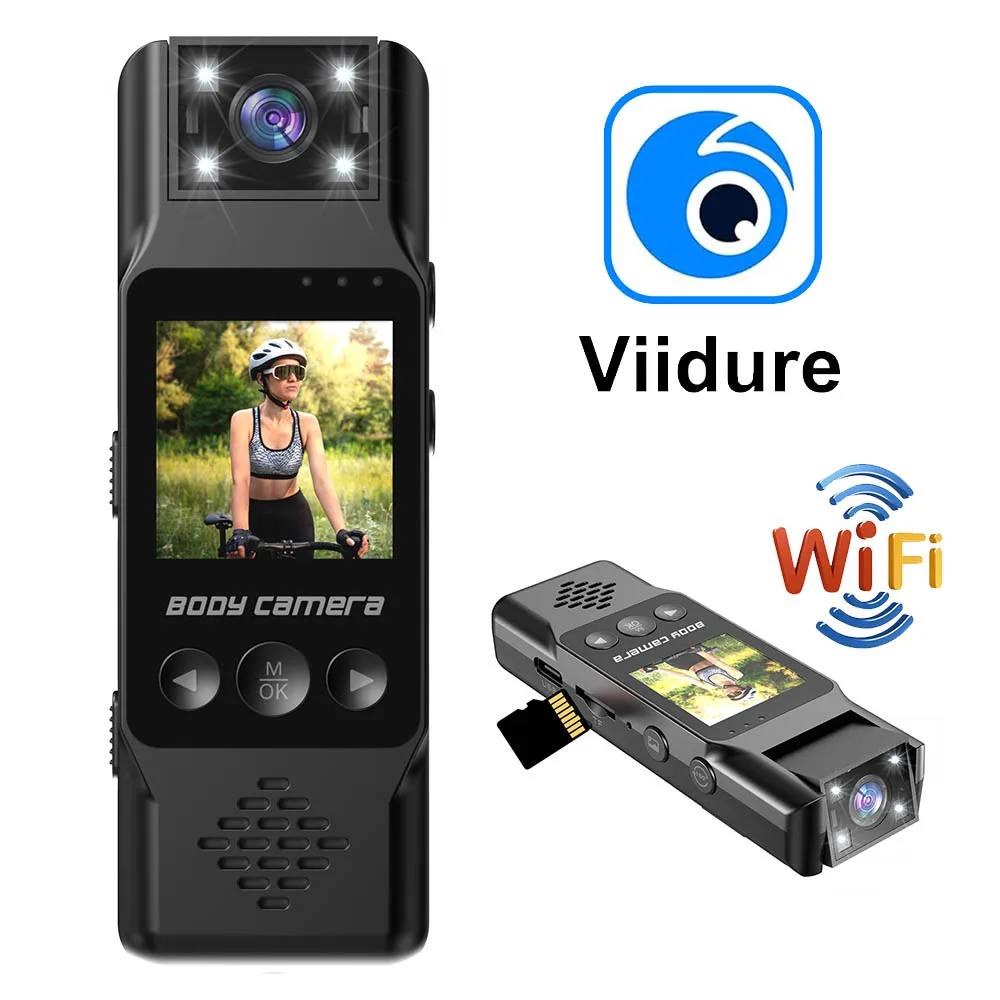 JOZUZE L14 Wifi Mini Camera 1080P Portable Digital Video Recorder Worn Police Small Body Cam Night Vision DV Miniature Camcorde