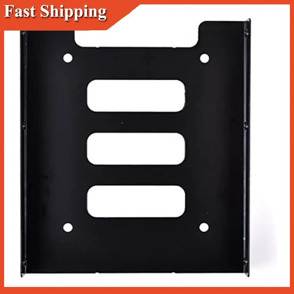 مجموعة تركيب محرك الأقراص الصلبة الداخلي مقاس 2.5 بوصة SSD إلى 3.5 بوصة مع كابلات بيانات SATA وكابلات الطاقة (قوسين SSDان