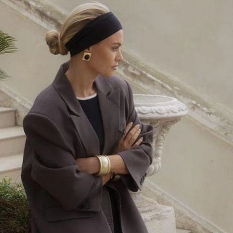 الصلبة اللون محبوك عقال النسخة الكورية مطاطا عقال الرياضة اللياقة البدنية رباط شعر ليلة رأس السنة الجديدة زينة الملحقات