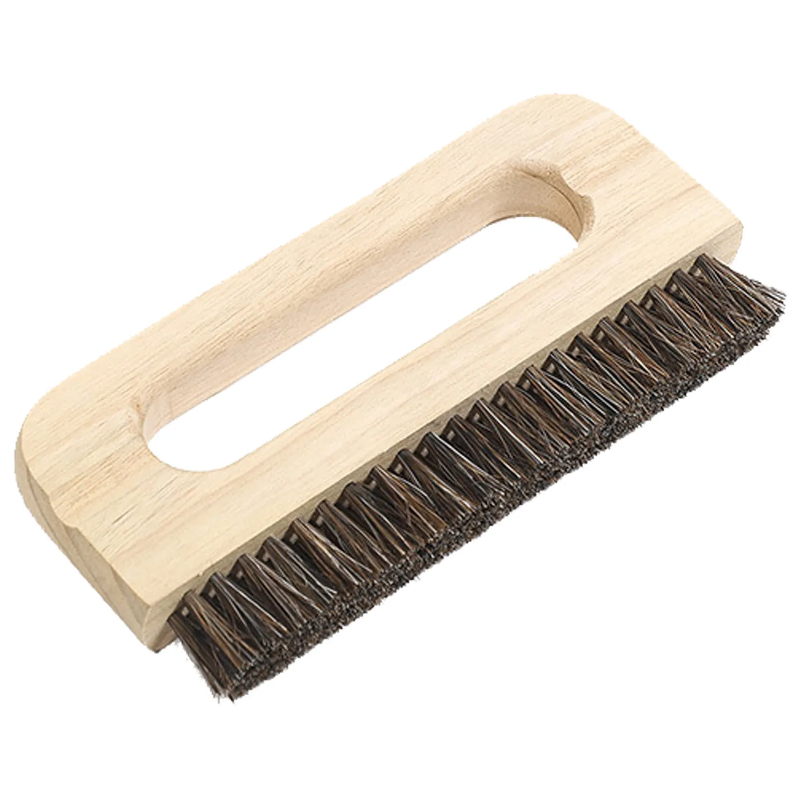 Professional Wallpaper Brush 6.3 Wood Handle Horsehair Bristle Wall Covering Brush for Seam Finishing Bubble Free Install