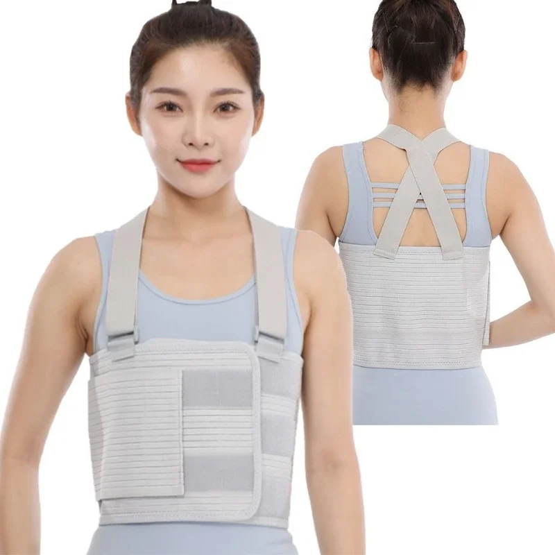 

Lumbar Rib Fixation Strap Thoracic Rib Fracture Elastic Bandage Adjustable Comfortable Breathable Healing Rib Strap