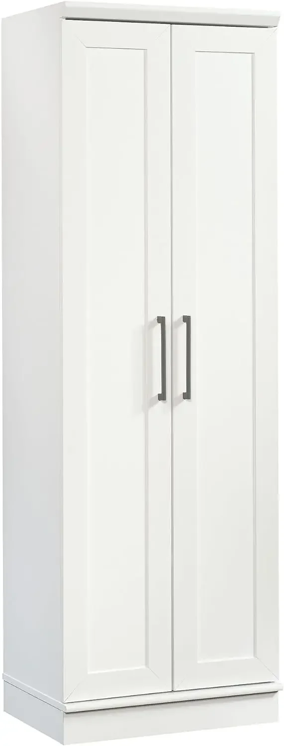 Storage Cabinet/ Pantry cabinets, Soft White finish，This functional cabinet can meet your storage needs in a variety of rooms