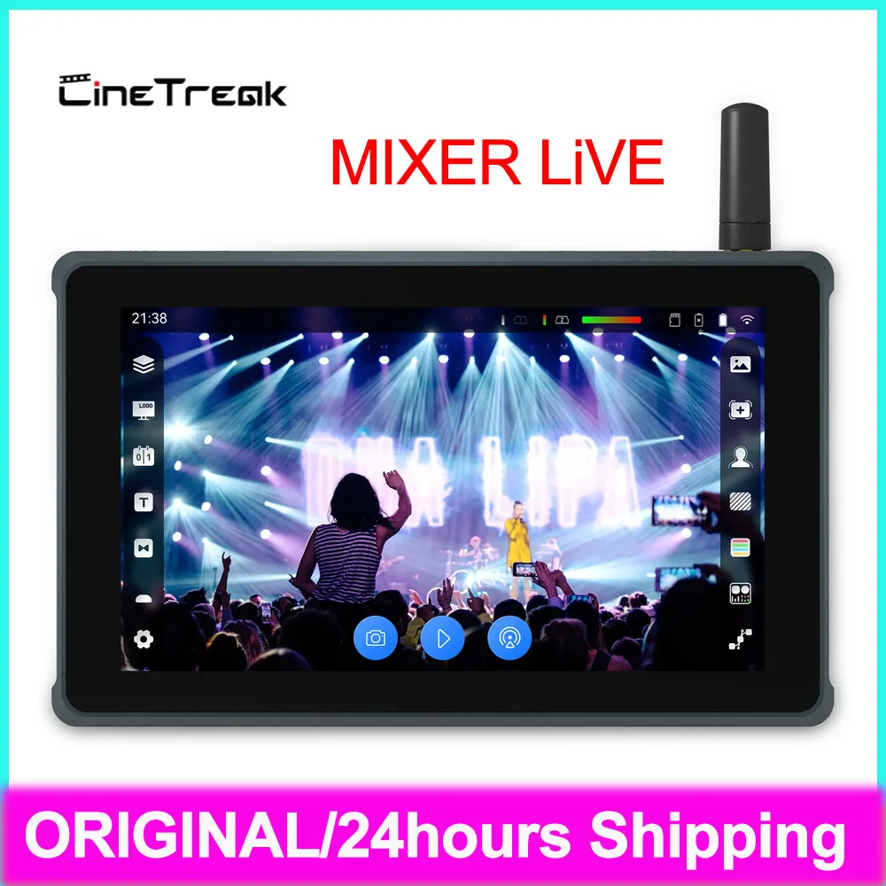 Cinetreak MIXER LiVE Video Switcher 5.5 inch Touch Screen 1500nits Brightness 4K HD Multi-Format Streamer For Live Streaming