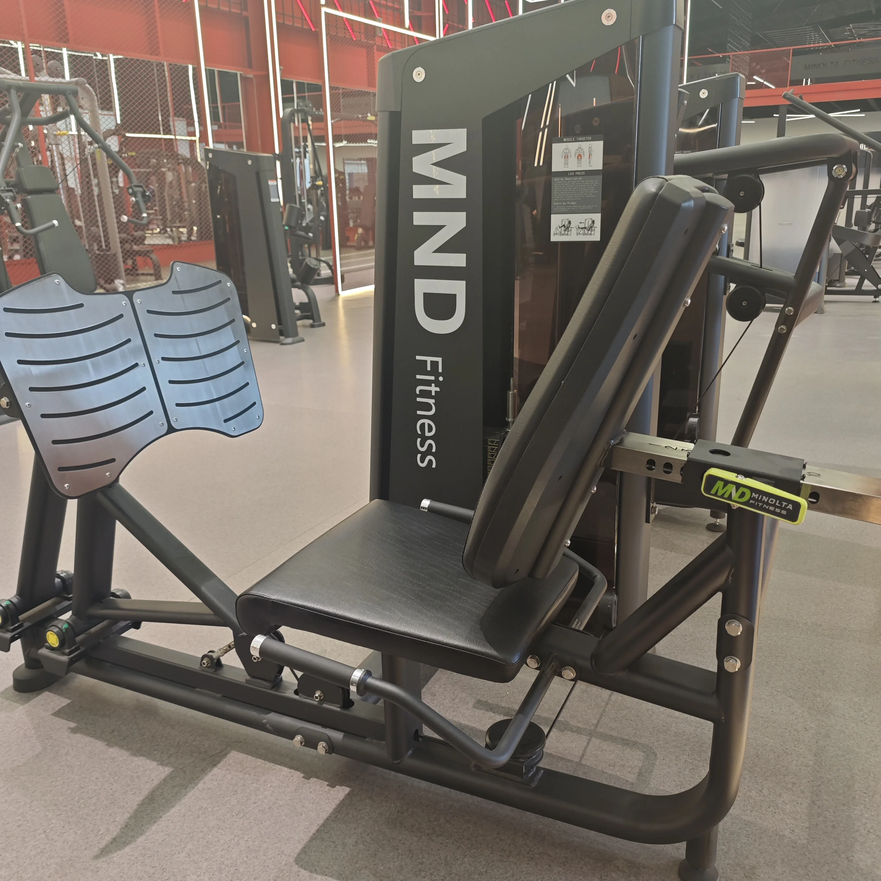 

zz Wholesale Price Gym Fitness Sets Strength Training fitness equipment Pin Load Selection commercial Gym Equipment Leg Press