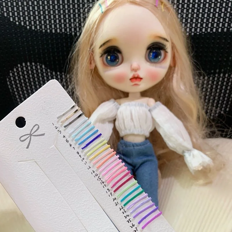 ブライス-Bjd人形のヘアピン,アクセサリー1/6 1/12 ob11,ミニDIYヘア