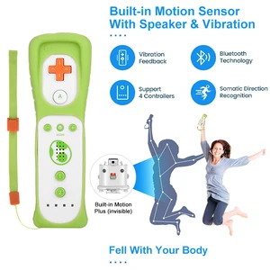 Wii Nunchuck Controller Set, Motion Plus Remote Control, Gamepad for Nintendo Wii Game Control, 1 PAR 12 Main Sales Drop Control - №1