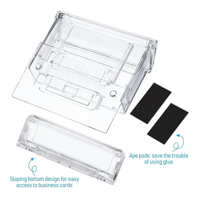 

AB97-Outdoor Business Card Holder Vehicle Business Card Holder Mount Box For Office Store Trucks Wall Outdoor