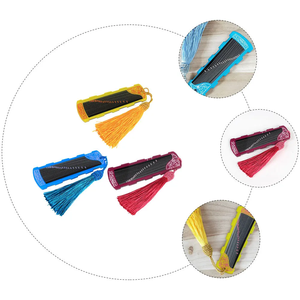 

3Pcs Guzheng Nail Storage Board Practical Anti-Lost Device Sturdy Compact Stylish Design Guzheng Nail Winding Plate