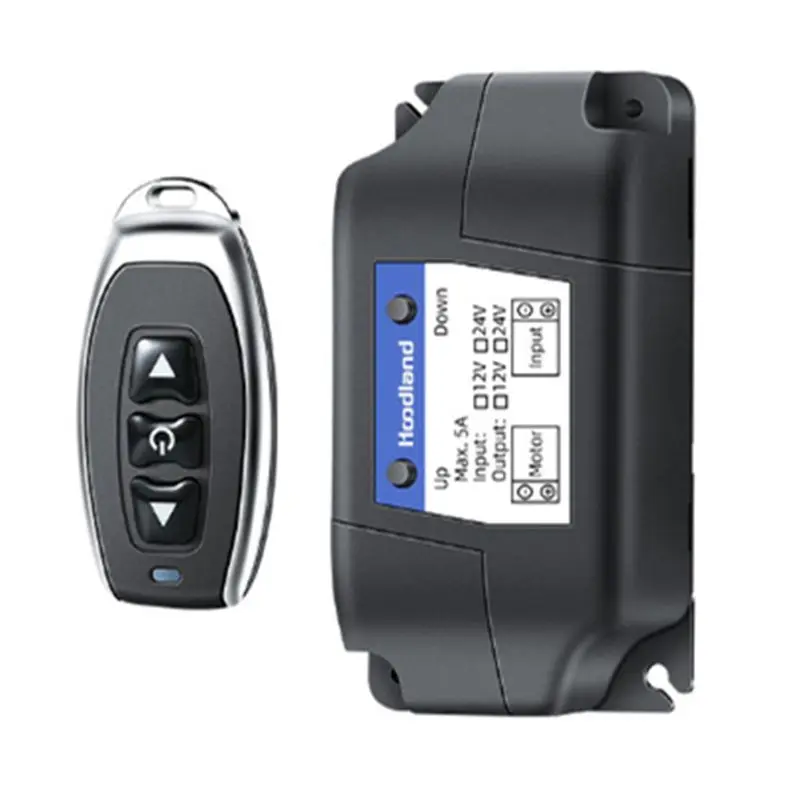 Hoodland Electric Linear Actuator Controller 6V/12V 24V DC Universal With Wireless Wired Control For& Reverse Functionality-TFBC