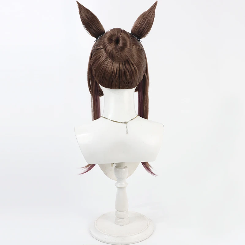 Game Pretty Derby Royce and Royce Cosplay Wig Roisu ando Roisu Cosplay Wig  brown Hair For Hallowmas Party Adult Women Men