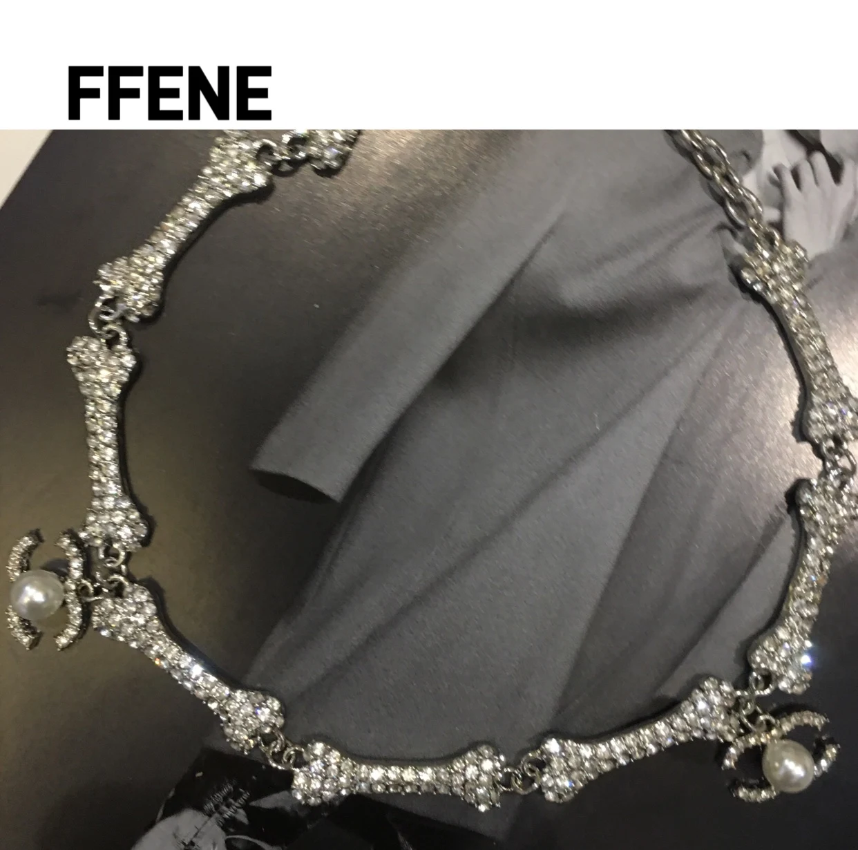 

New style couple necklace and bracelet, personalized luxurious design jewelry set, high-end jewelry